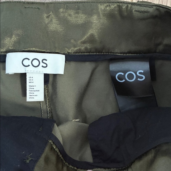 COS PINTUCKED SATIN UTILITY TROUSERS - Picture 5 of 6